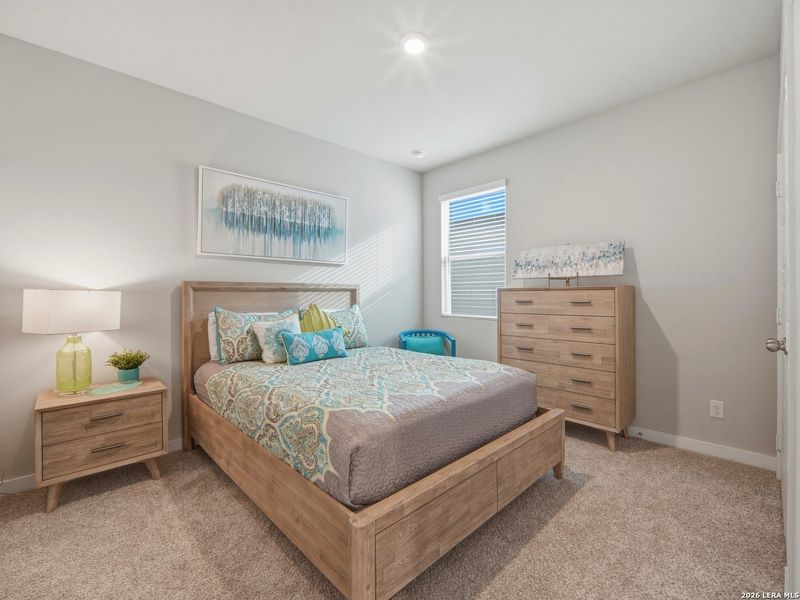 Furnished interior view inside a new home in Hunter's Ranch, San Antonio (Image 19).