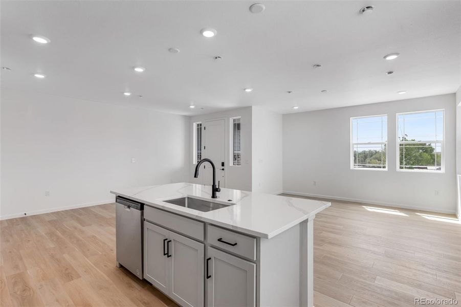 Furnished interior view inside a new home in Sugar Mill Village, Longmont (Image 7).
