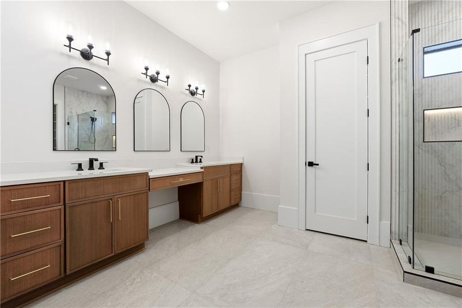 Furnished interior view inside a new home in , Buford (Image 7).