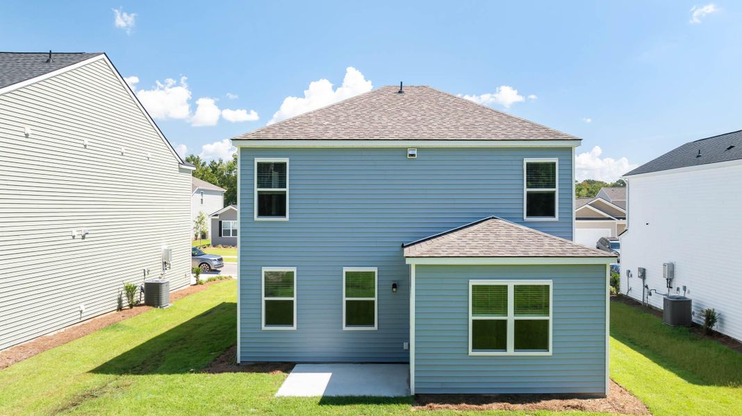 Exterior details and patio area of a home in Carolina Groves, Moncks Corner (Image 2).