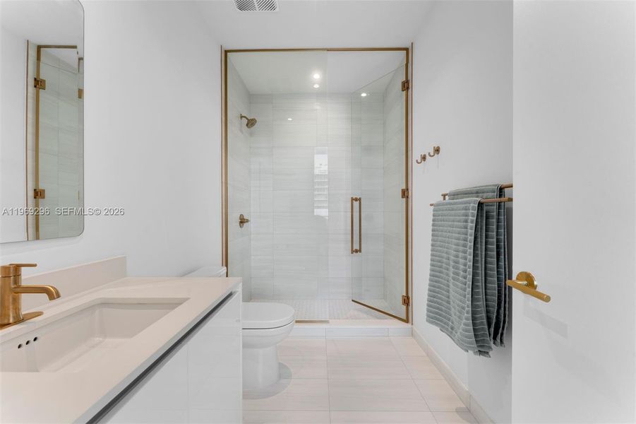 Furnished interior view inside a new home in , Miami (Image 18).