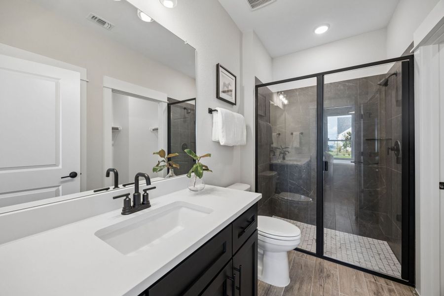 Representative furnished interior of a home built from the Prestige by Del Webb in Del Webb Bridgeland, Cypress (Image 6).
