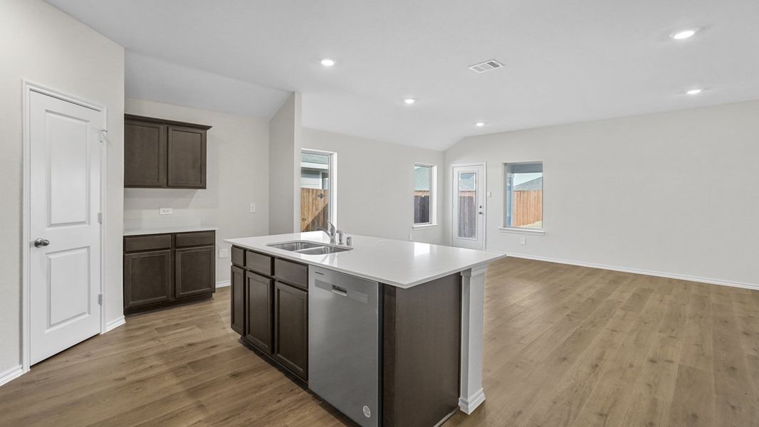Furnished interior view inside a new home in Oak Valley Estates, Bullard (Image 6).