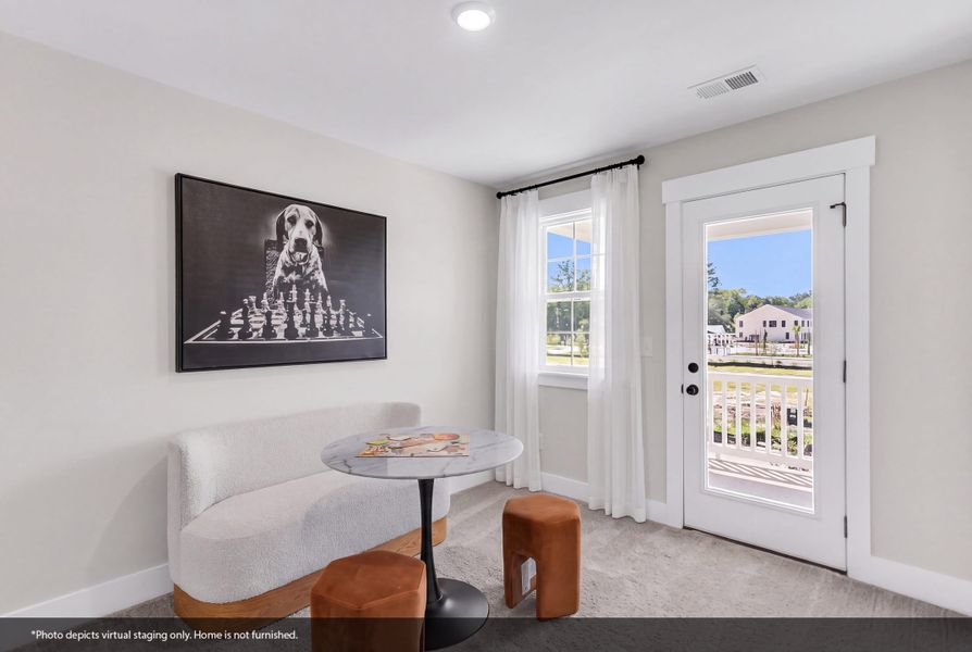 Furnished interior view inside a new home in Pineland Preserve, Summerville (Image 12).