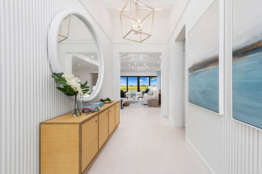 Representative furnished interior of a home built from the Bianca by GL Homes in Valencia Parc at Riverland, Port St. Lucie (Image 13).