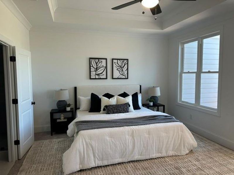 Furnished interior view inside a new home in Waterhaven, Cumming (Image 15).