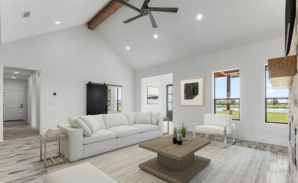 Furnished interior view inside a new home in , Wichita Falls (Image 11).