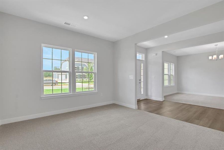 Spacious, unfurnished interior of a new home in Edinburgh, Locust Grove (Image 34).