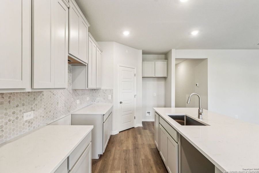 Furnished interior view inside a new home in Kallison Ranch, San Antonio (Image 10).