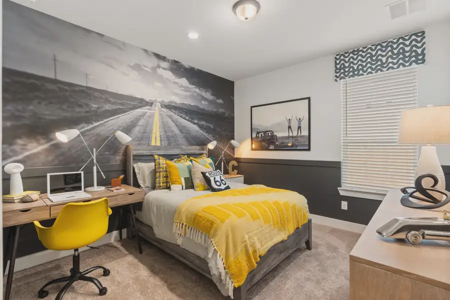 Furnished interior view inside a new home in Mesa Western, Cibolo (Image 3).