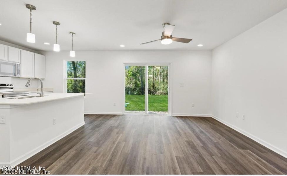 Furnished interior view inside a new home in , Jacksonville (Image 3). Furnished interior view inside a new home in , Jacksonville (Image 3).