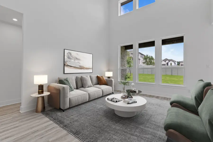 Open Concept Family Room - Virtually Staged Open Concept Family Room - Virtually Staged