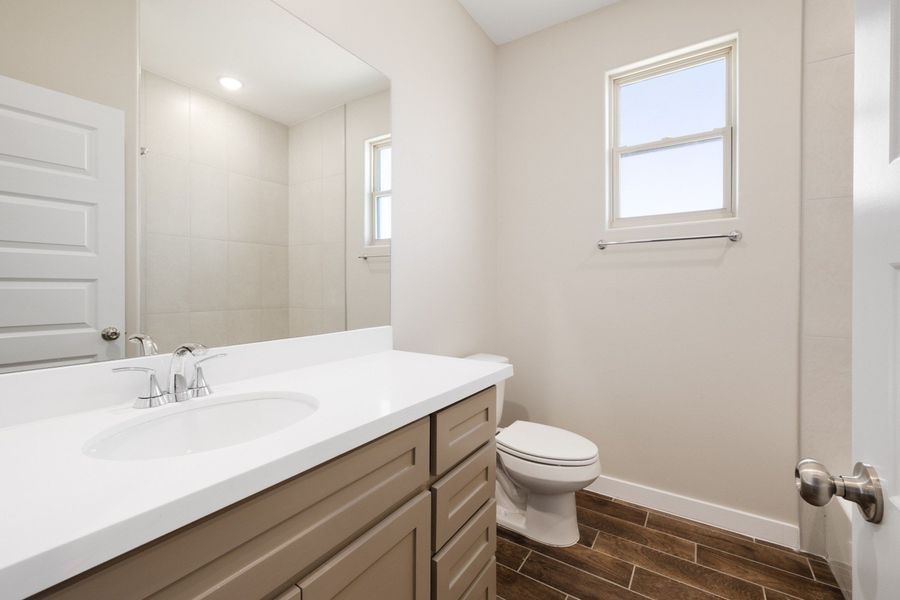 Furnished interior view inside a new home in The Heights at Riverbend II, Brownsville (Image 4).