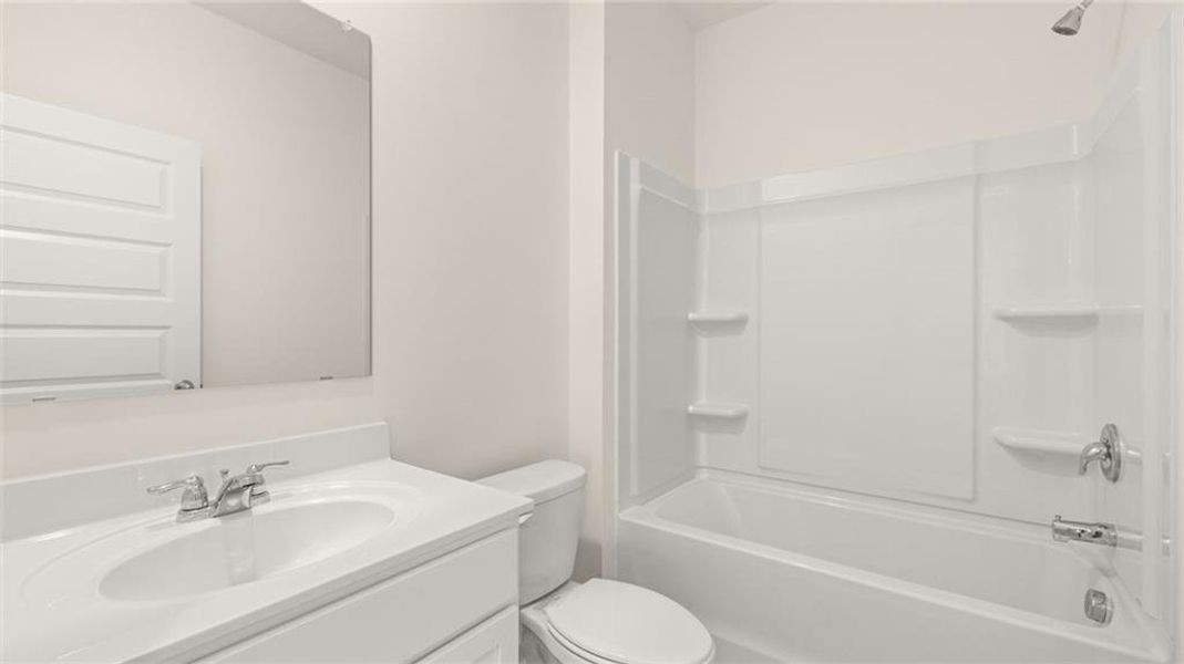 Furnished interior view inside a new home in The Preserve at Agricultural Village, Perry (Image 7). Furnished interior view inside a new home in The Preserve at Agricultural Village, Perry (Image 7).