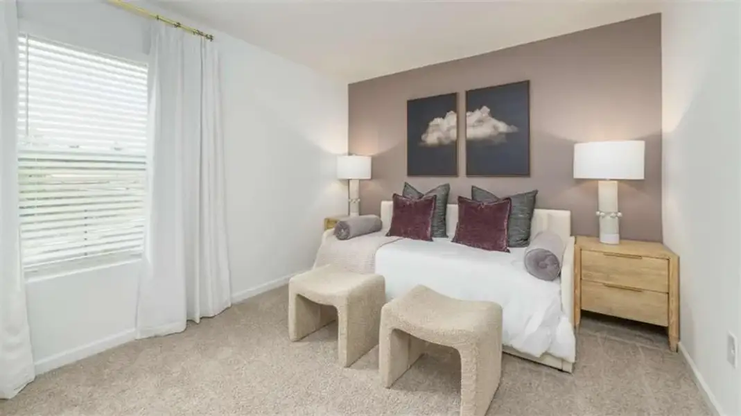 Furnished interior view inside a new home in The Village at Sandy Plains, Marietta (Image 12). Furnished interior view inside a new home in The Village at Sandy Plains, Marietta (Image 12).