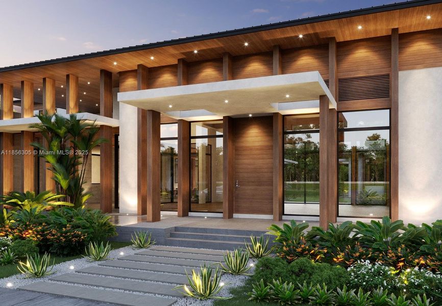 Front exterior of a new home in , Southwest Ranches, FL, highlighting curb appeal (Image 12). Front exterior of a new home in , Southwest Ranches, FL, highlighting curb appeal (Image 12).