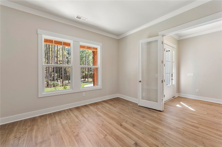 Office - Images are of a different home with a sim