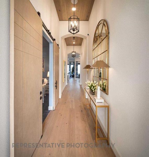 Furnished interior view inside a new home in Sandbrock Ranch, Aubrey (Image 24).