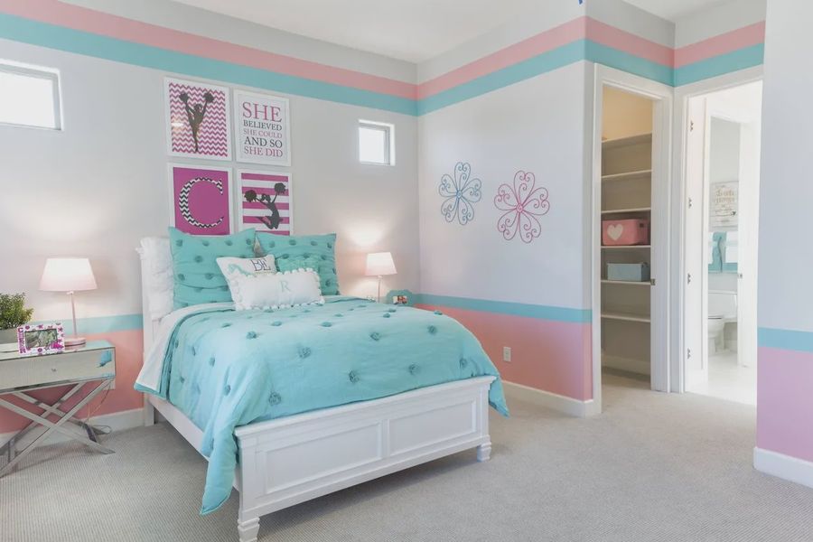 Furnished interior view inside a new home in Bellero Estates, Queen Creek (Image 10).