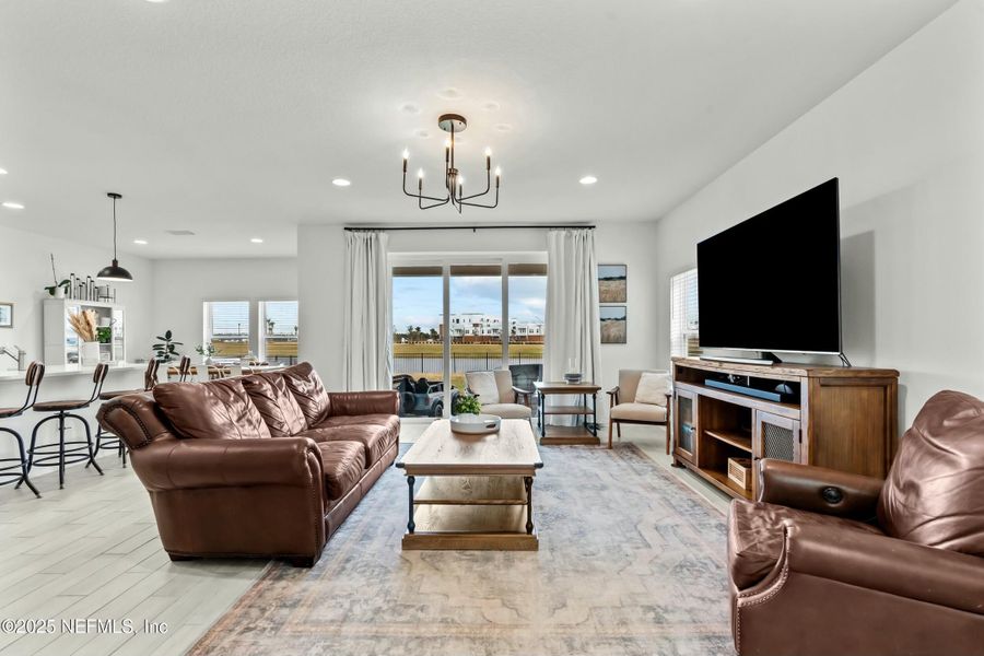 Furnished interior view inside a new home in Silver Landing at SilverLeaf, St. Augustine (Image 9).