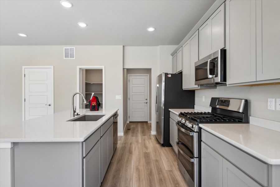 Furnished interior view inside a new home in Buffalo Highlands – Commerce City, Commerce City (Image 3).
