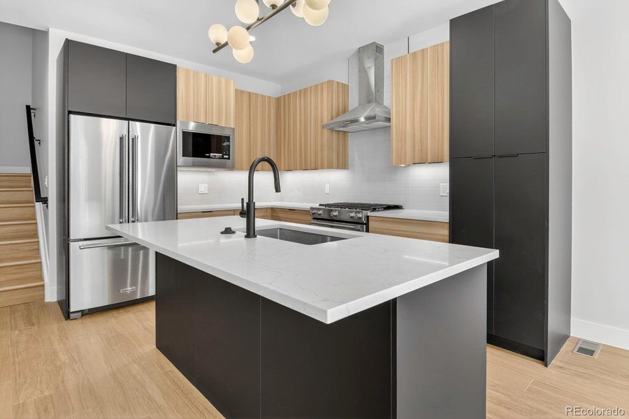 Furnished interior view inside a new home in , Denver (Image 5). Furnished interior view inside a new home in , Denver (Image 5).