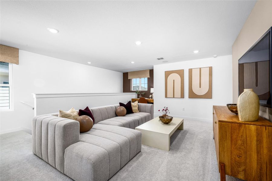 Furnished interior view inside a new home in Larson Crossing, Elgin (Image 4).