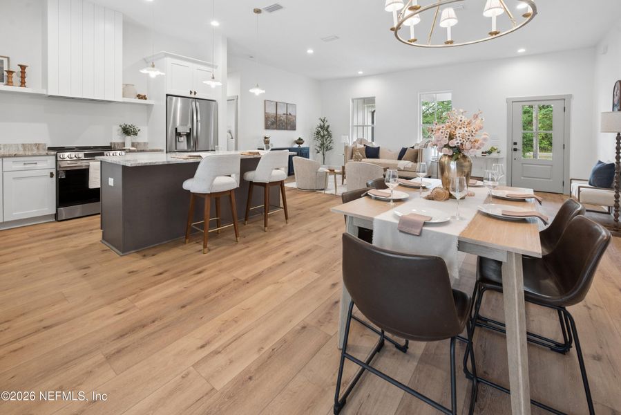 Furnished interior view inside a new home in , Starke (Image 12).