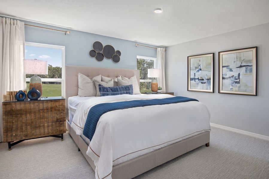Representative furnished interior of a home built from the 1501 Modeled by KB Home in Silver Lake Estates I, Leesburg (Image 6).
