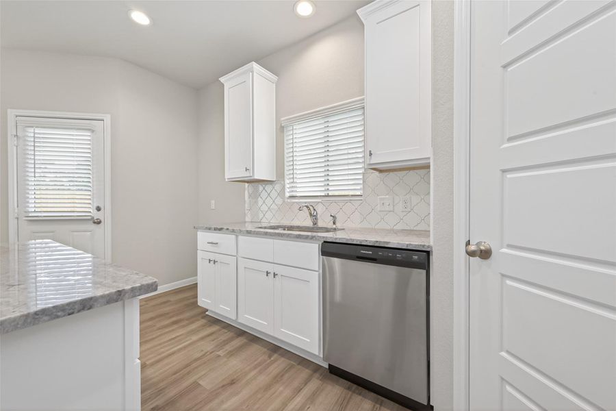 Furnished interior view inside a new home in Woodland Lakes, Houston (Image 10).