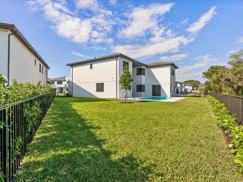 Exterior details and patio area of a home in , Miami (Image 35). Exterior details and patio area of a home in , Miami (Image 35).