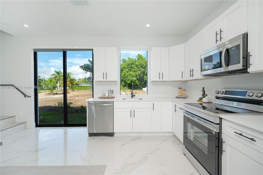 Furnished interior view inside a new home in , Florida City (Image 25).