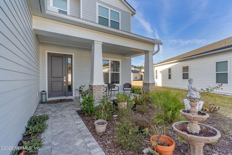 Exterior details and patio area of a home in , St. Johns (Image 22).