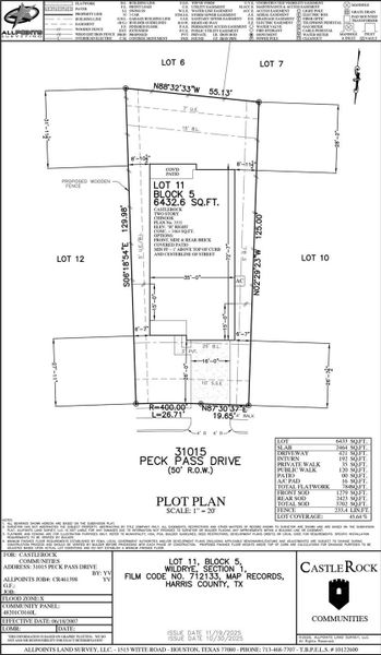 PLOT PLAN! PLOT PLAN!