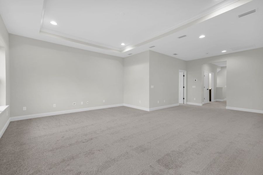 Representative unfurnished interior of a home built from the Avondale II by Riverside Homes in Hidden Creek at SilverLeaf, St. Augustine (Image 116). Representative unfurnished interior of a home built from the Avondale II by Riverside Homes in Hidden Creek at SilverLeaf, St. Augustine (Image 116).