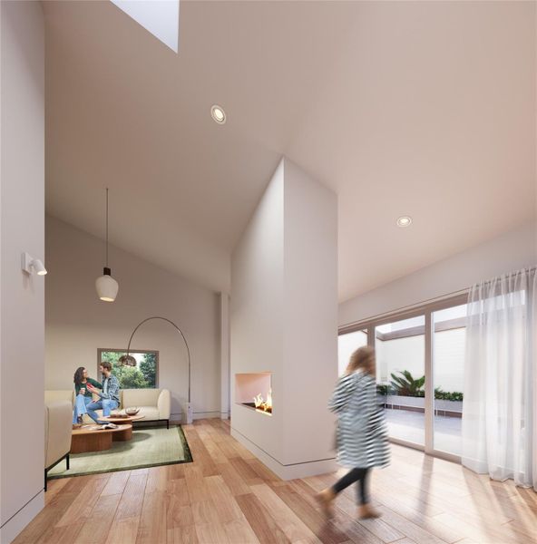 Furnished interior view inside a new home in , Houston (Image 13). Furnished interior view inside a new home in , Houston (Image 13).