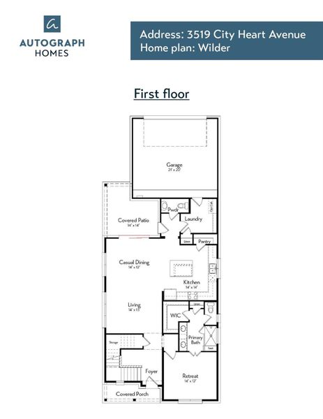 2D floor plan layout of this home in Indigo, Richmond, TX (Image 3). 2D floor plan layout of this home in Indigo, Richmond, TX (Image 3).