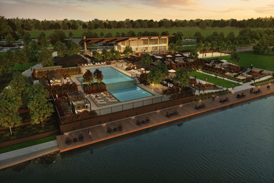 Amenity Center Rendering Amenity Center Rendering