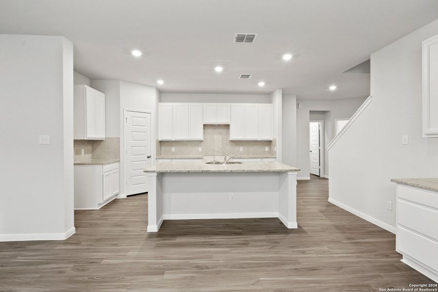 Furnished interior view inside a new home in Cinco Lakes, San Antonio (Image 5).