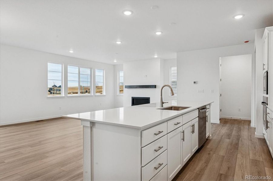 Furnished interior view inside a new home in The Summit at Meridian, Englewood (Image 6).