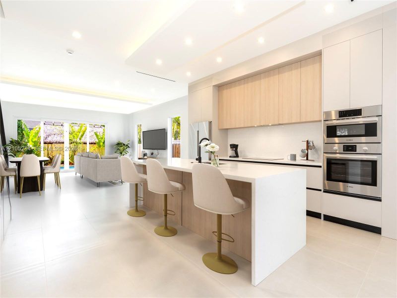 Furnished interior view inside a new home in , Fort Lauderdale (Image 17). Furnished interior view inside a new home in , Fort Lauderdale (Image 17).