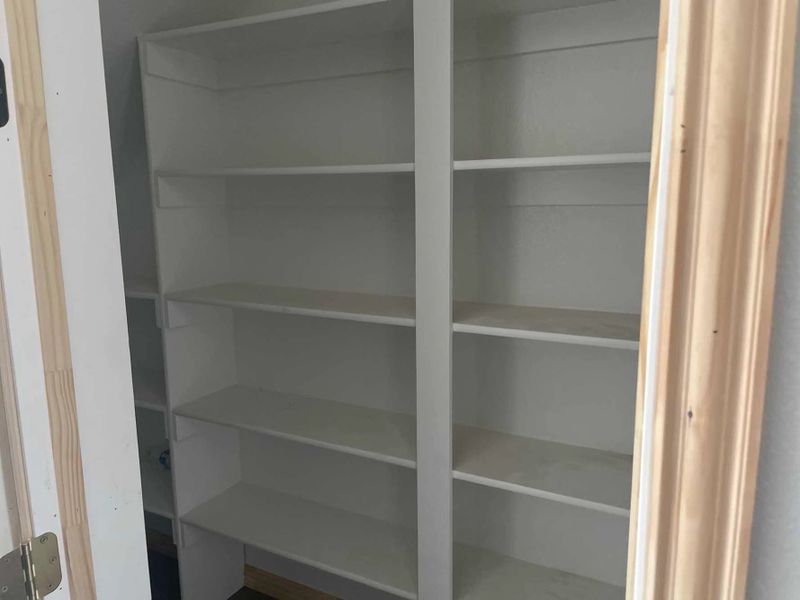 Pantry Construction Progress Pantry Construction Progress