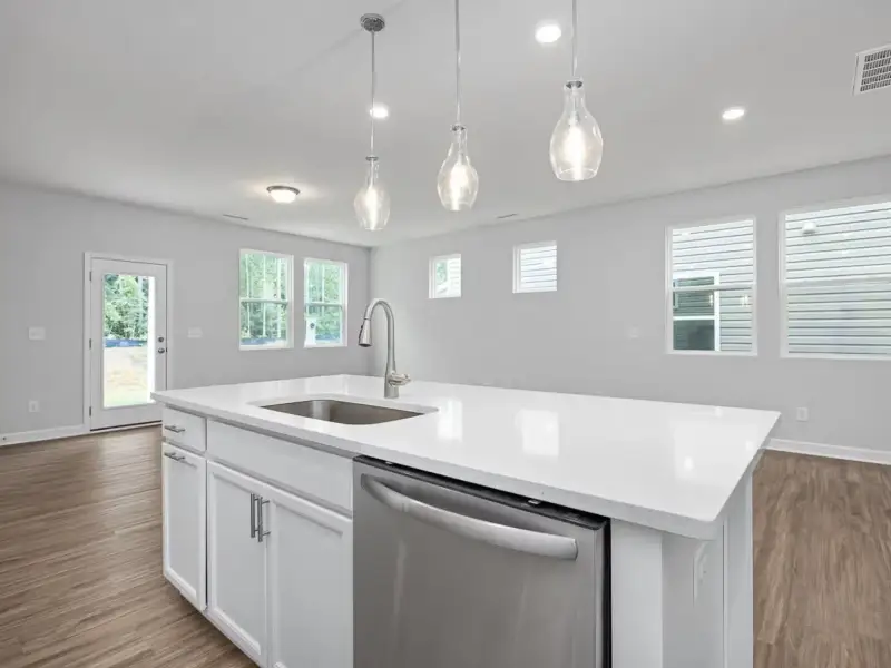 Furnished interior view inside a new home in Lake Park Villas, Wylie (Image 9).