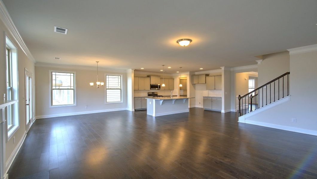 Spacious, unfurnished interior of a new home in Reserve at Tap Root Farms, Fletcher (Image 24).