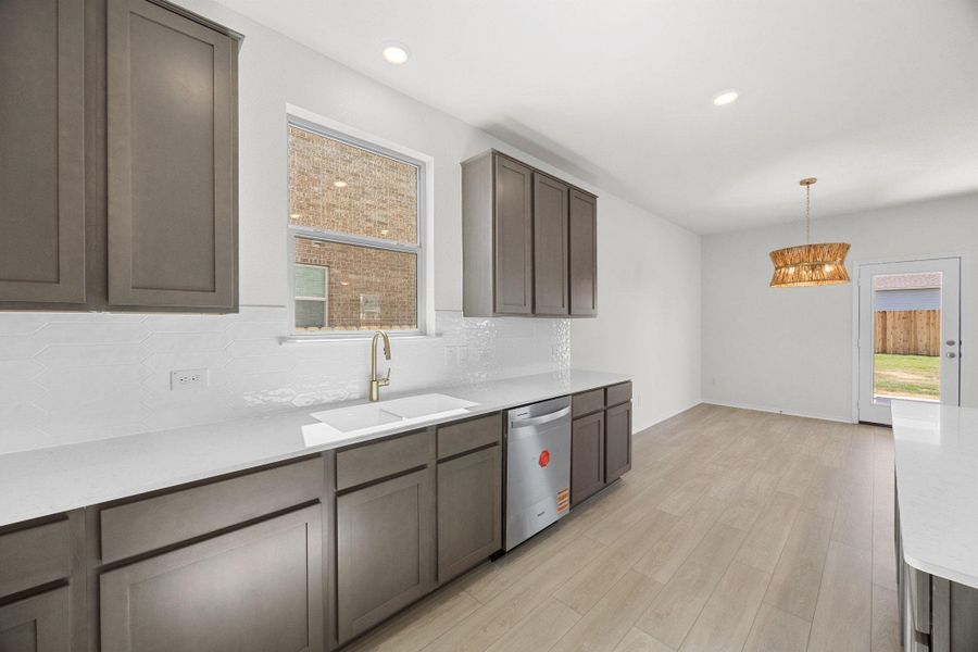 Furnished interior view inside a new home in Salerno - Heritage Collection, Round Rock (Image 10).