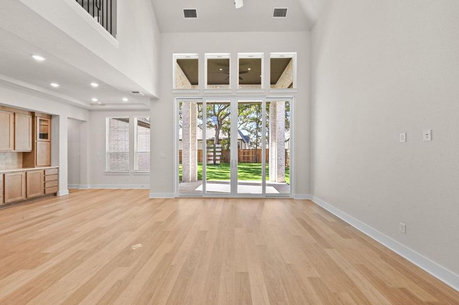 Spacious, unfurnished interior of a new home in 6 Creeks at Waterridge: 70ft. lots, Kyle (Image 25).