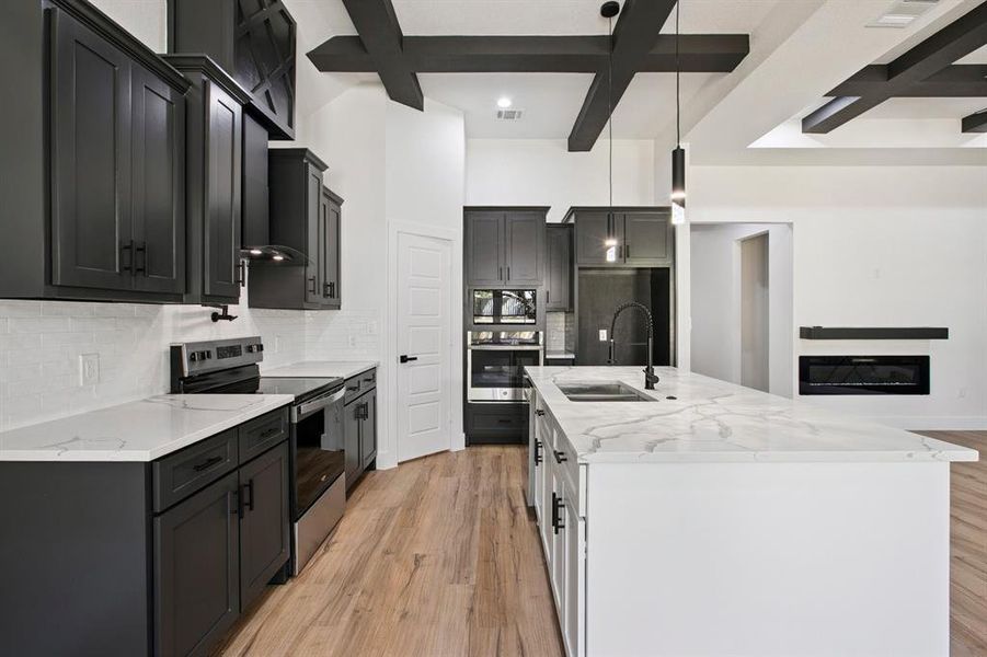 Furnished interior view inside a new home in , Fort Worth (Image 4).