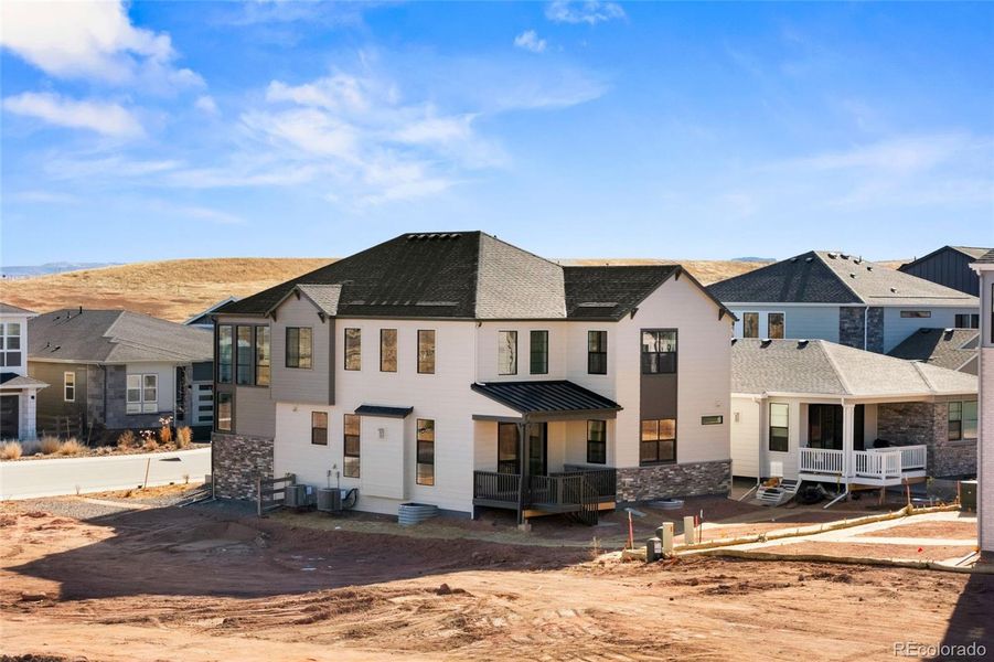 In-progress construction of a new home in , Littleton, CO (Image 37).