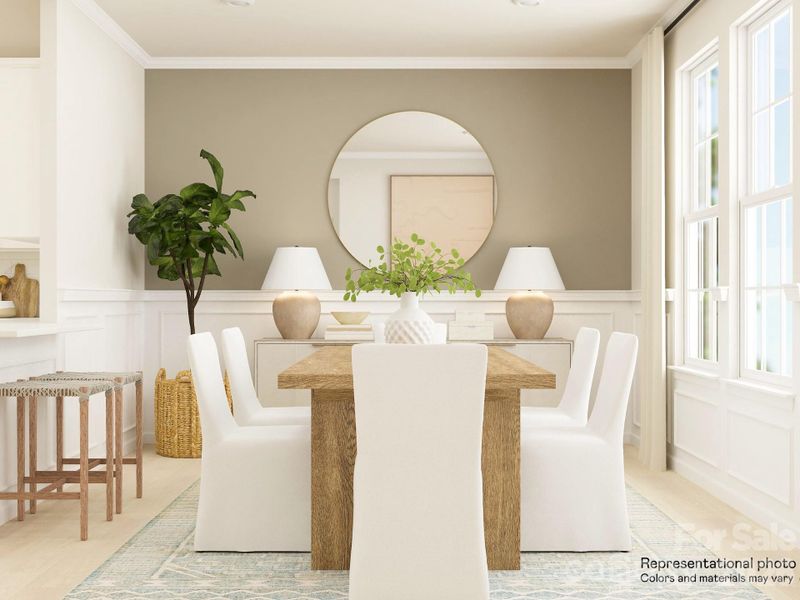 Furnished interior view inside a new home in Village of Waxhaw, Waxhaw (Image 4).