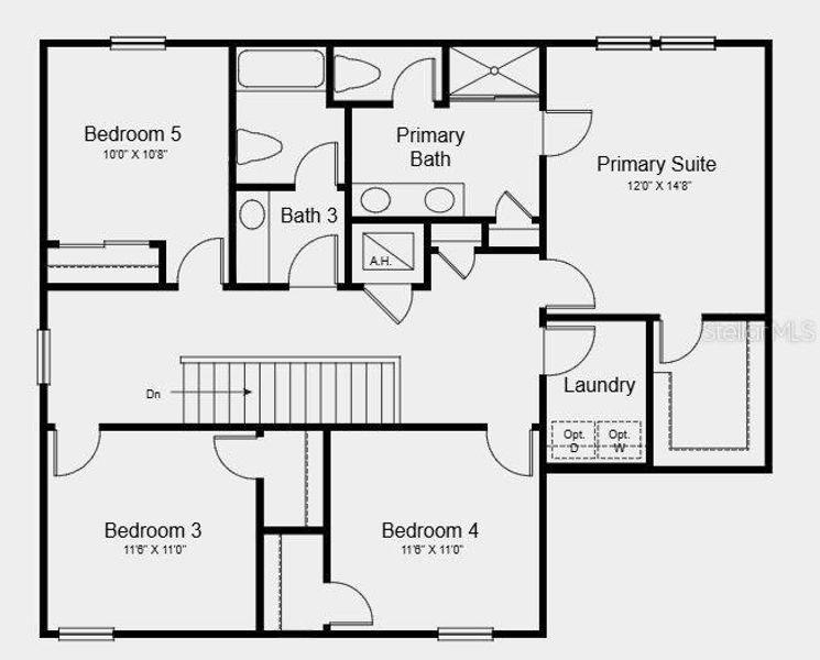 Additional Highlights Include: Extended tile flooring at gathering room and study, all appliances included, and whole house blinds.